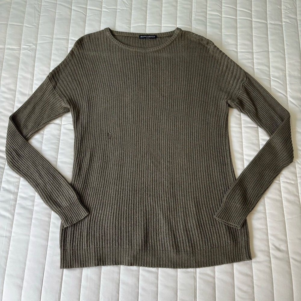 Brandy Melville Ollie Sweater Green